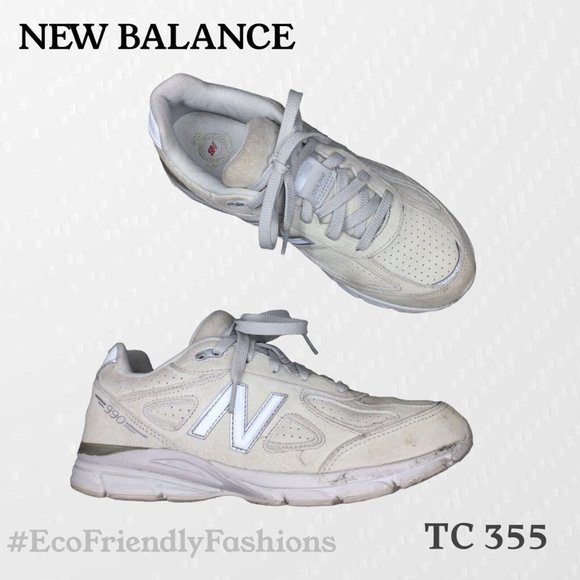 New Balance 990v4 Made In USA 'Arctic Fox' Athletic Sneakers Sz